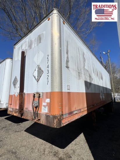 Wabash National 28ft Storage Trailer - NO TITLE