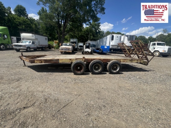 Tri-Axle 19'x81" Trailer - NO TITLE