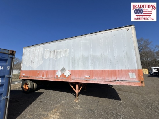 Wabash National 28ft Storage Trailer - NO TITLE