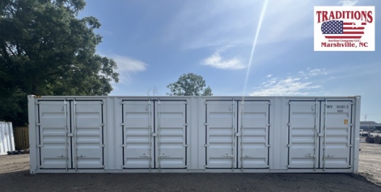 40ft Conex Container with 4 side doors