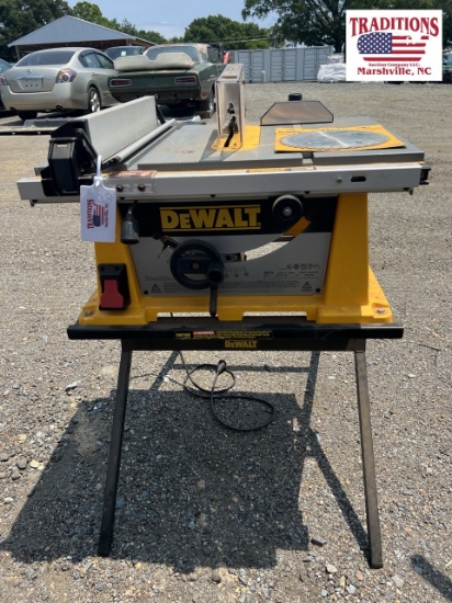 Dewalt Table Saw/New Blade/Assorted Tools
