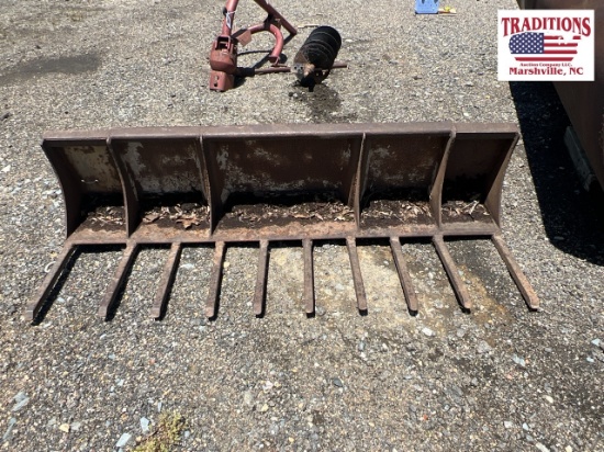 75" Skidsteer Manure Fork