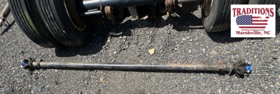5 lug Trailer Axle