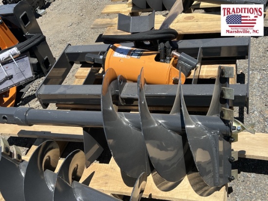 Wolverine Skid Steer Auger Drive & Bits 12"/18"
