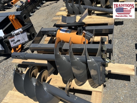 Wolverine Skid Steer Auger Drive & Bits 12"/18"