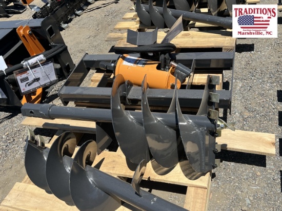 Wolverine Skid Steer Auger Drive & Bits 12"/18"