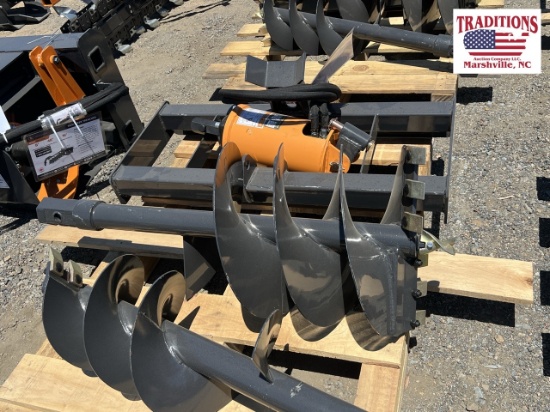 Wolverine Skid Steer Auger Drive & Bits 12"/18"