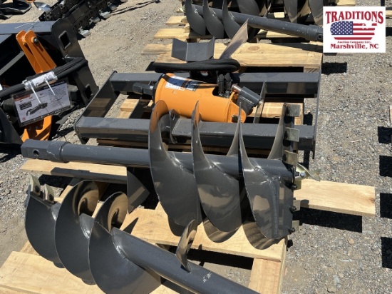Wolverine Skid Steer Auger Drive & Bits 12"/18"