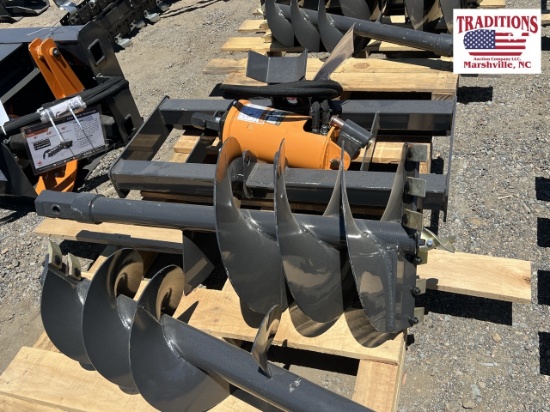 Wolverine Skid Steer Auger Drive & Bits 12"/18"