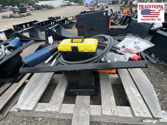 Wolverine Skid Steer Post Driver