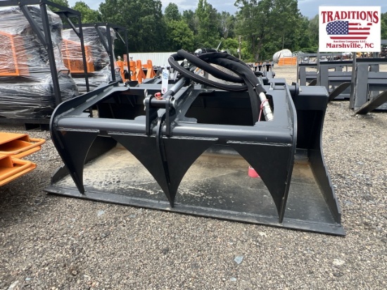 Wolverine Mini Skid Steer Stump Grapple