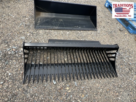 Wolverine Mini Skid Steer 42" Skeleton Bucket