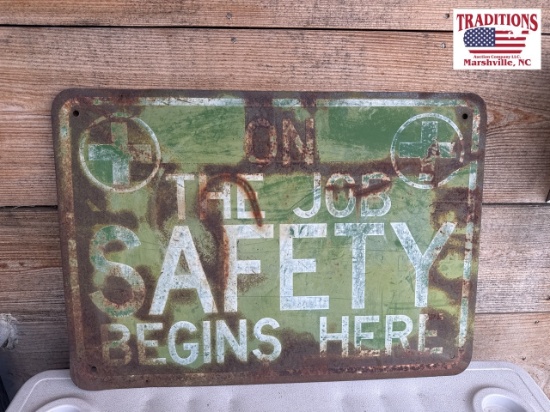Safety Metal Sign
