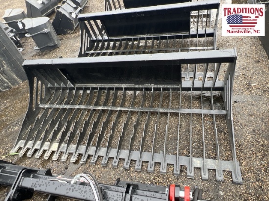 78" Skeleton Bucket Skid Steer Attachment