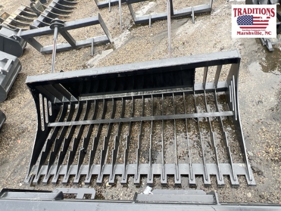 72" Skeleton Bucket Skid Steer Attachment