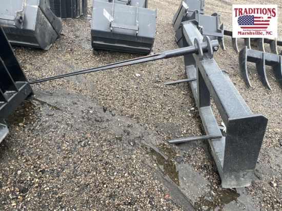 Hay Spear Skid Steer Attachment