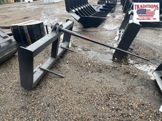 Hay Spear Skid Steer Attachment