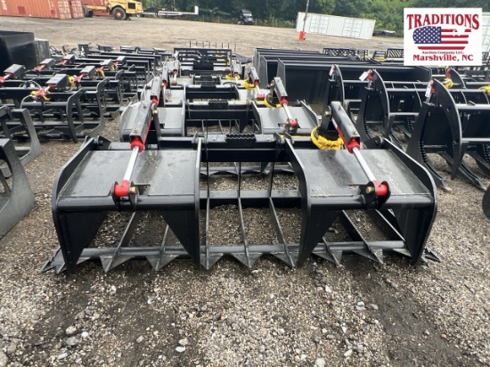 80" Grapple Skid Steer Attachment
