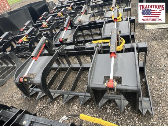 74" Grapple Skid Steer Attachment