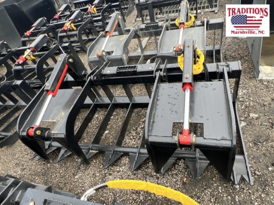72" Grapple Skid Steer Attachment
