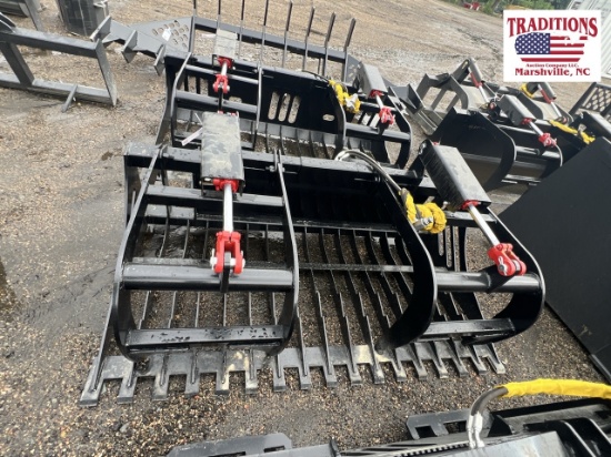 68" Grapple Skid Steer Attachment