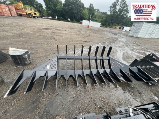 120" Rake Skid Steer Attachment