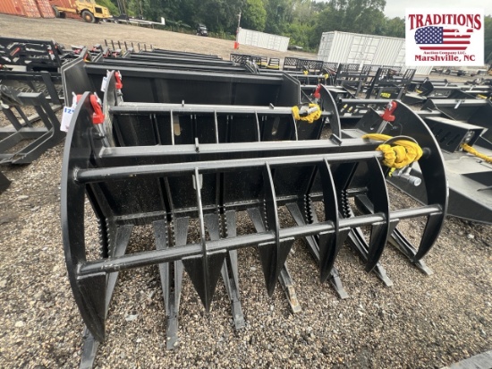 72" Grapple Skid Steer Attachment