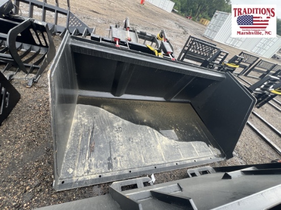 80" Litter Bucket Skid Steer Attachment