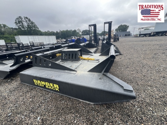 72" Rotary Mower Skid Steer Attachment