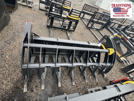 74" Grapple Skid Steer Attachment
