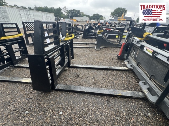 Hydraulic 48" Walk Through Pallet Forks