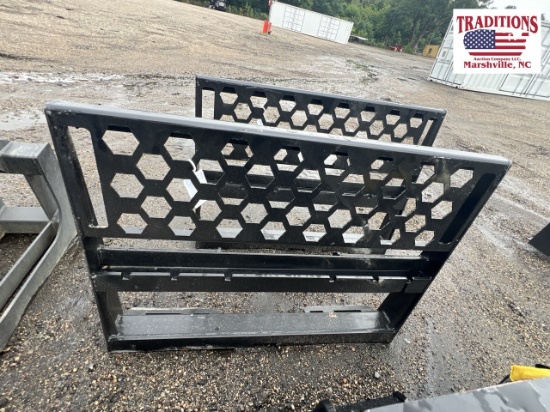 Pallet Fork Frame Skid Steer Attachment