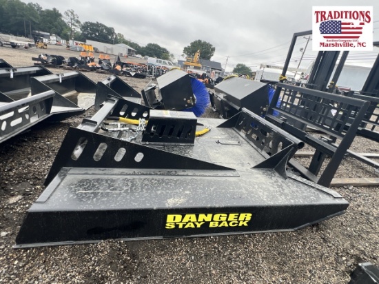 78" Rotary Mower Skid Steer Attachment