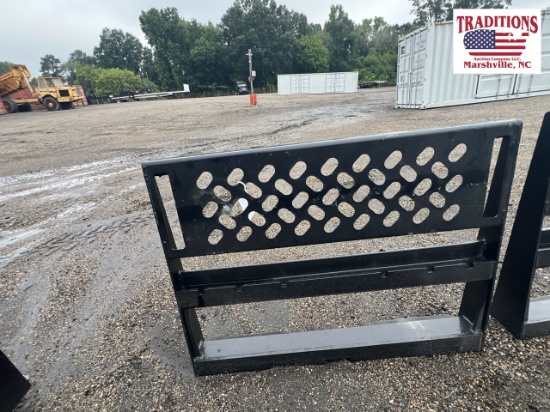 Pallet Fork Frame Skid Steer Attachment