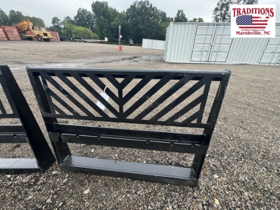 Pallet Fork Frame Skid Steer Attachment