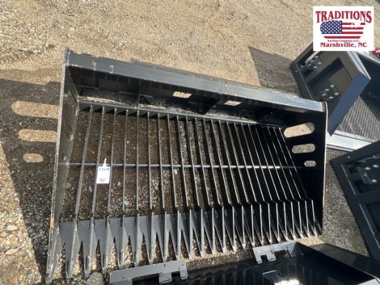 Wolverine 66" Skid Steer Rock Screening Bucket