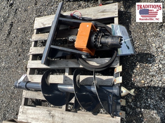 Wolverine Mini Skid Steer Auger Drive & 12" Bit