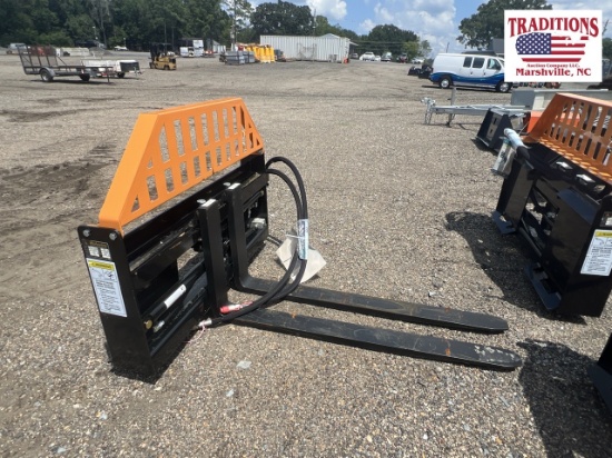 Wolverine Adj. Hydraulic 48" Pallet Forks