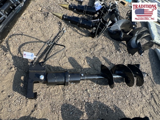 Mini Excavator 12" Auger Attachment