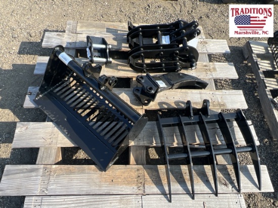 Rake,Ripper,Quick Coupler,Grapple,Screening Bucket