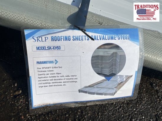 50pcs Galvalume Steel 3'x118" Model SK-XH50