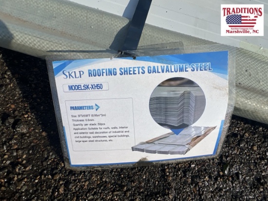 50pcs Galvalume Steel 3'x118" Model SK-XH50