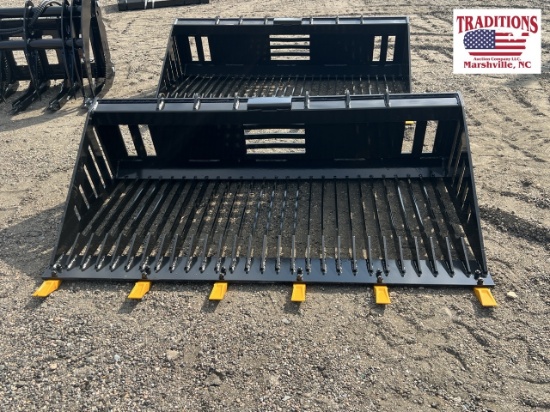Skid Steer 66" Rock Bucket