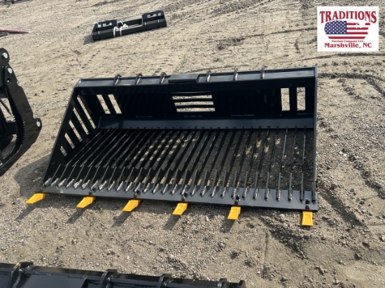 Skid Steer 66" Rock Bucket