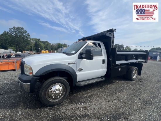 2006 Ford F550 Power Stroke Dump Truck VIN2039