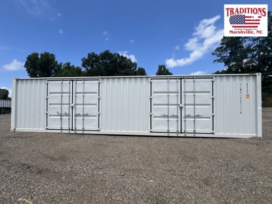 40ft Container with 2 Side Access Doors