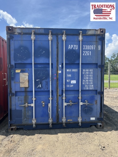 20ft x 8ft x 8ft Shipping Container