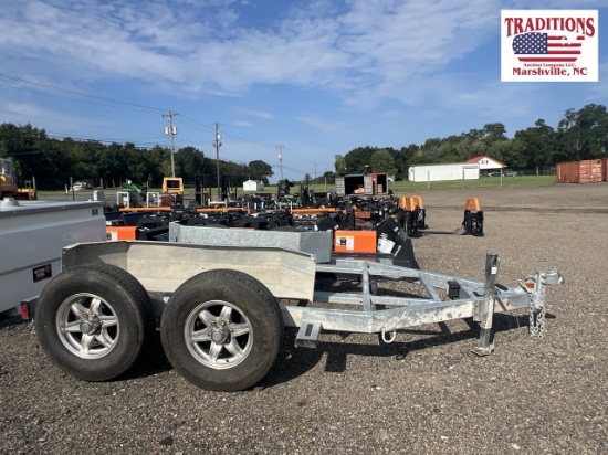 Galvanized Trailer with Torsion Axles - NO TITLE