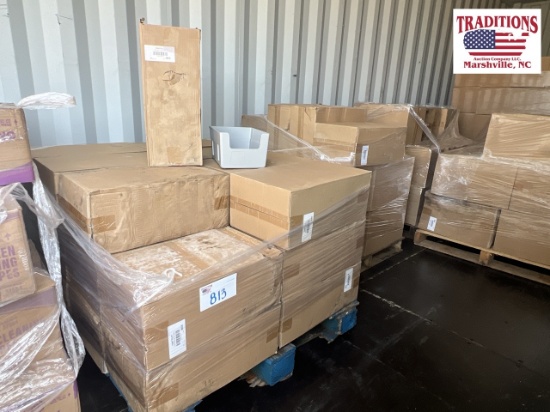 Pallet Lot: Medium Gray Bins - 72 quantity