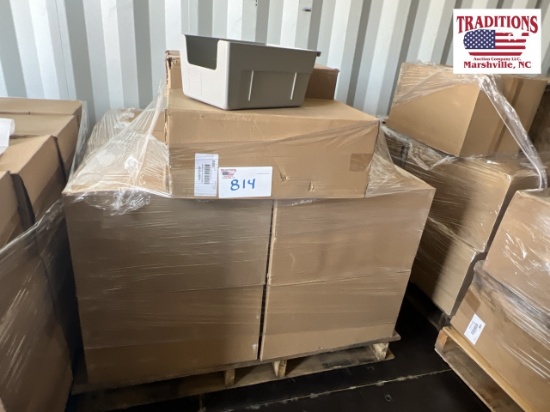 Pallet Lot: Medium Gray Bins - 72 quantity